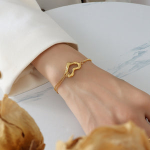 Golden Heart Bracelet Golden Heart Bracelet