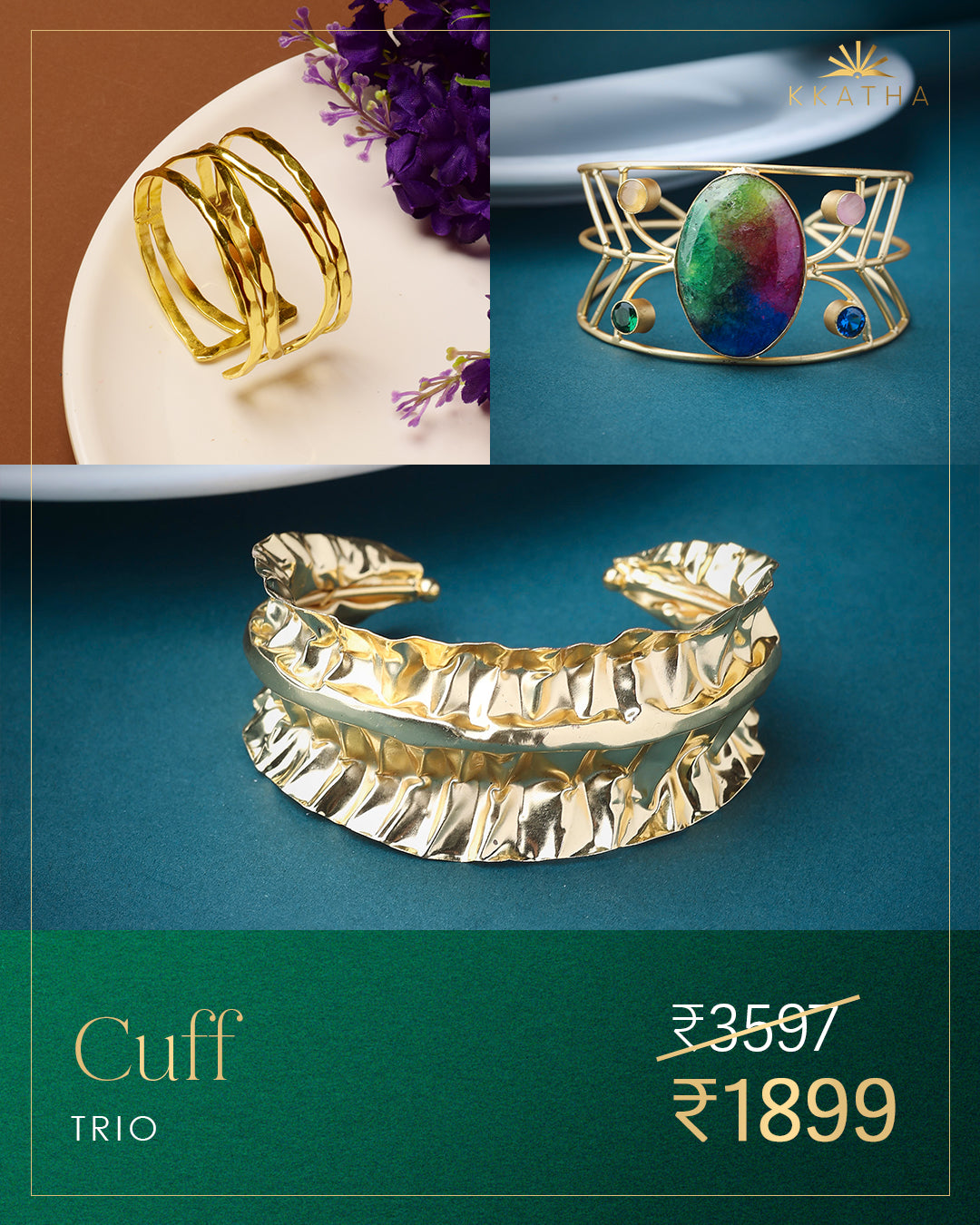 Cuff Trio- Statement Boldness, Three Ways