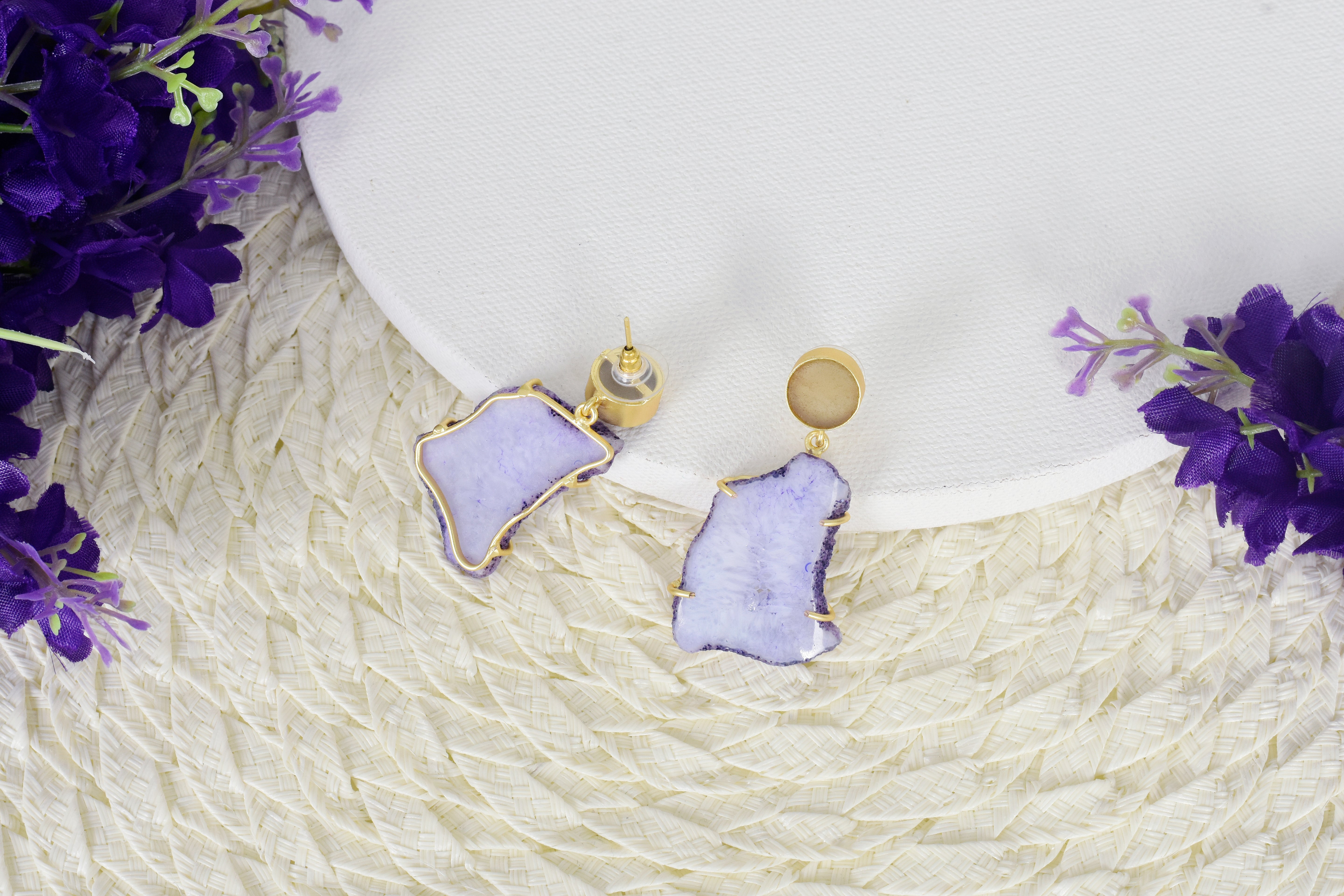 Indigo Shard Earrings