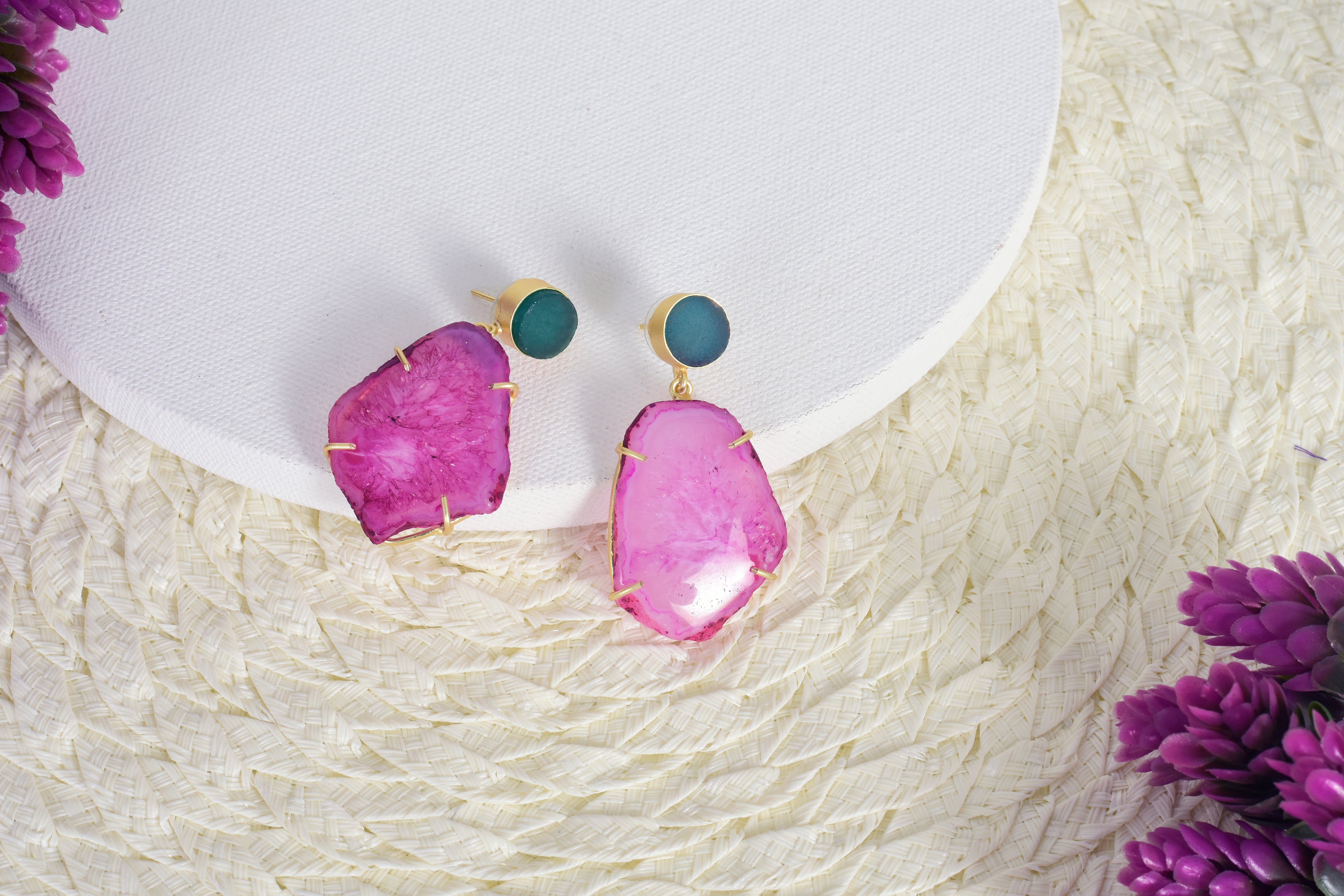 Berry Drop Earrings