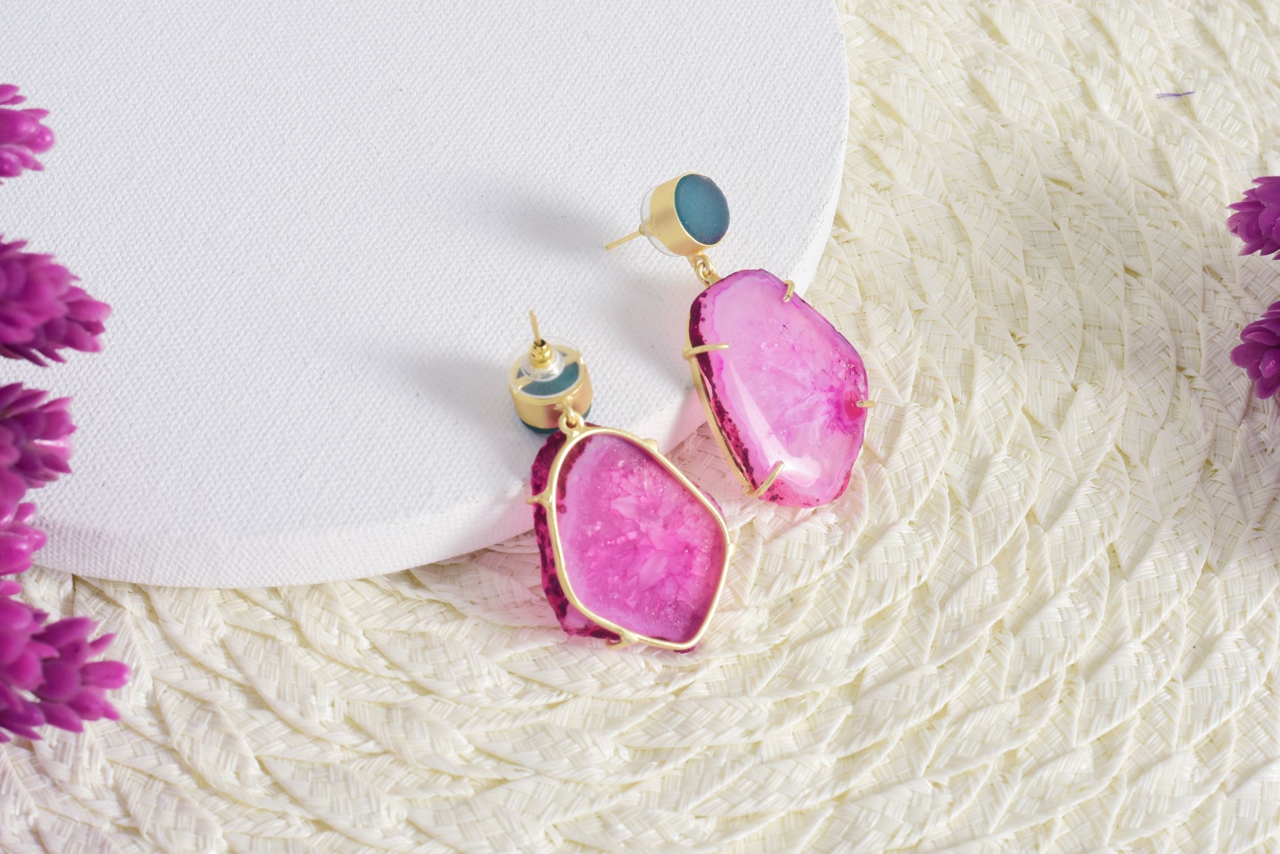 Berry Drop Earrings