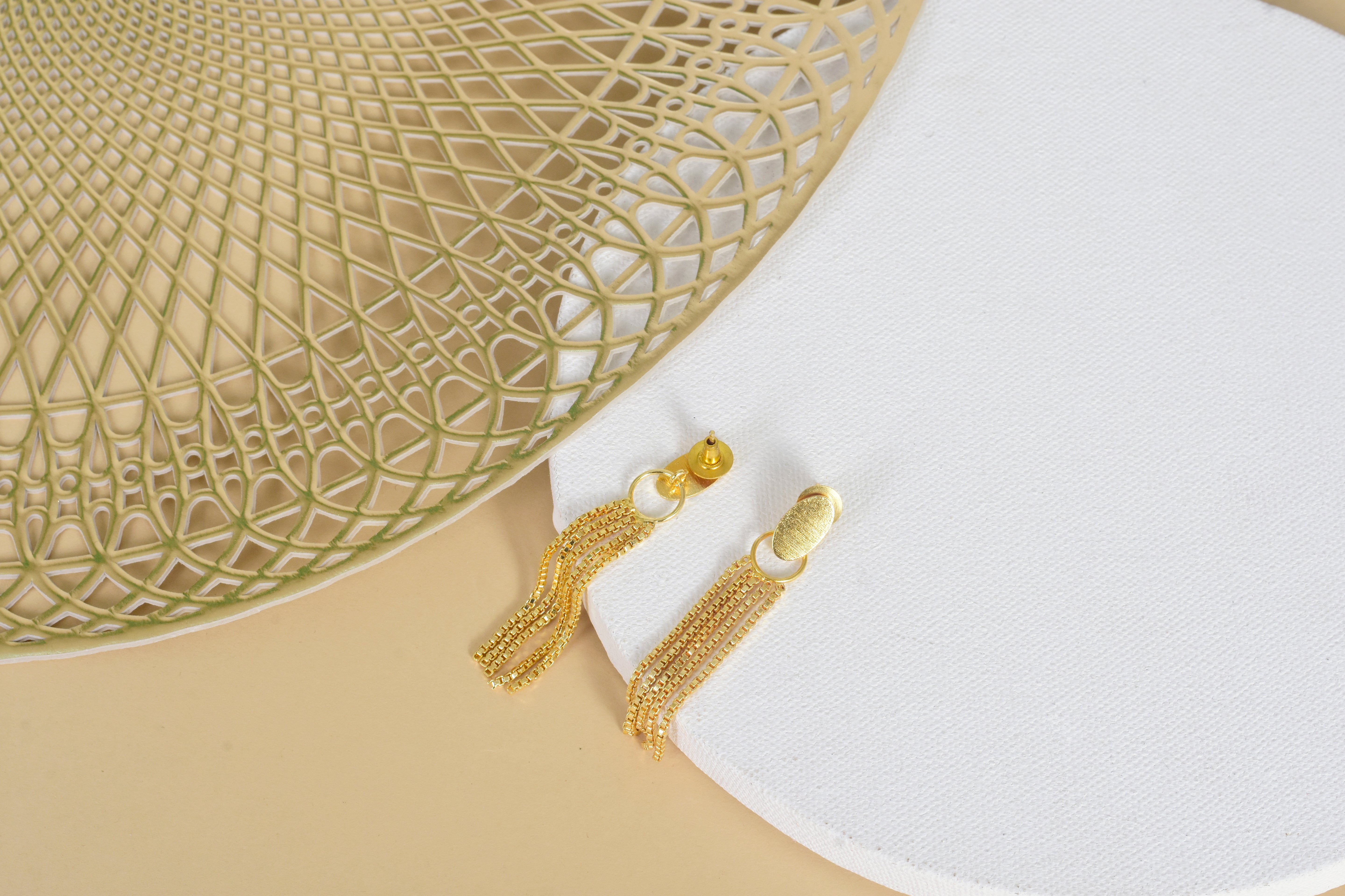 Golden Drape Earrings