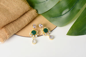 Dewdrop Emerald Earrings Dewdrop Emerald Earrings