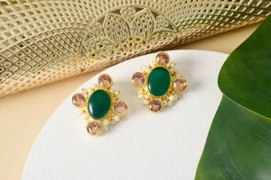 Emerald Echo Earrings Emerald Echo Earrings