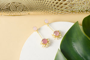 Blush Dew Drop Earrings Blush Dew Drop Earrings