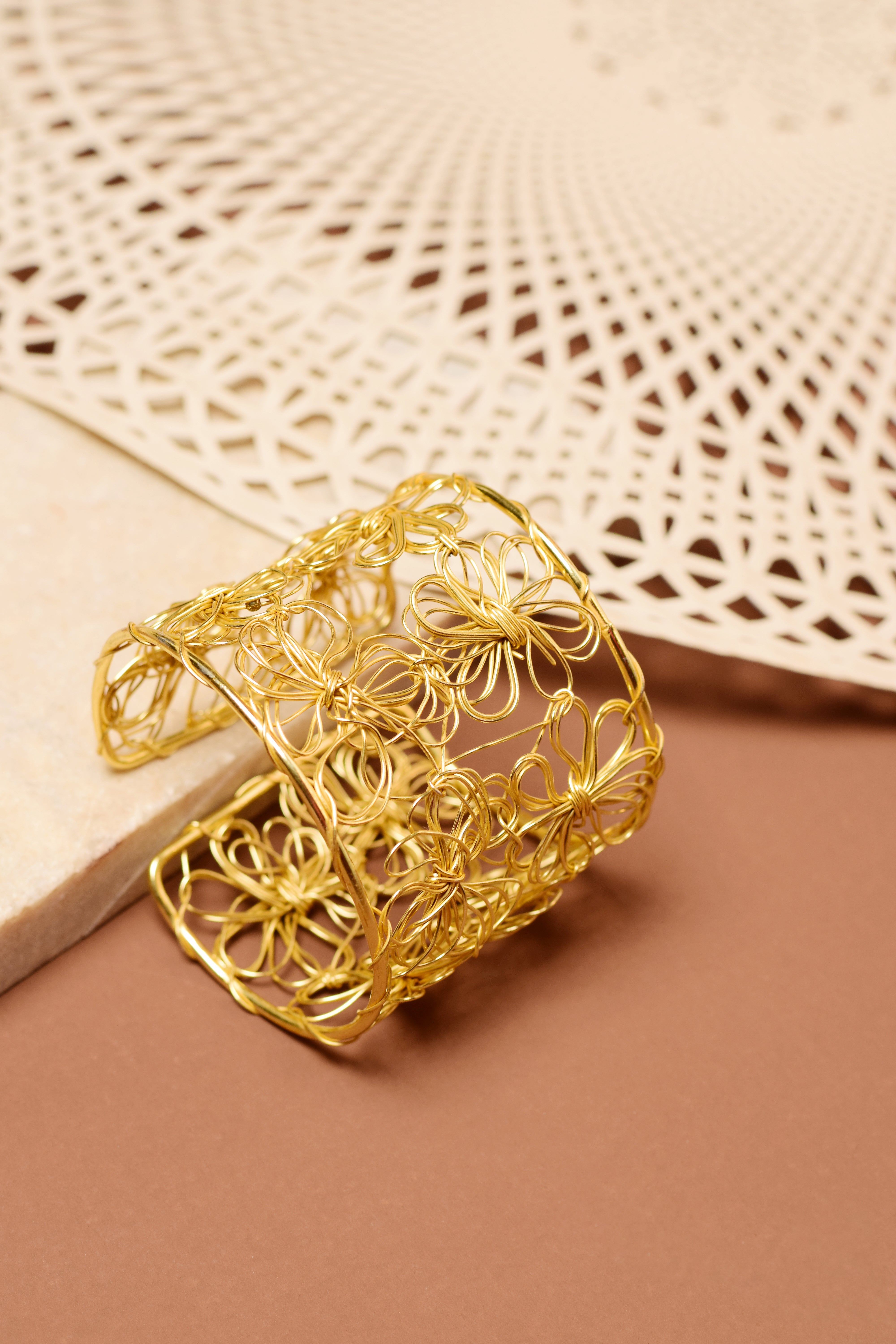 The Bloom Lattice Cuff