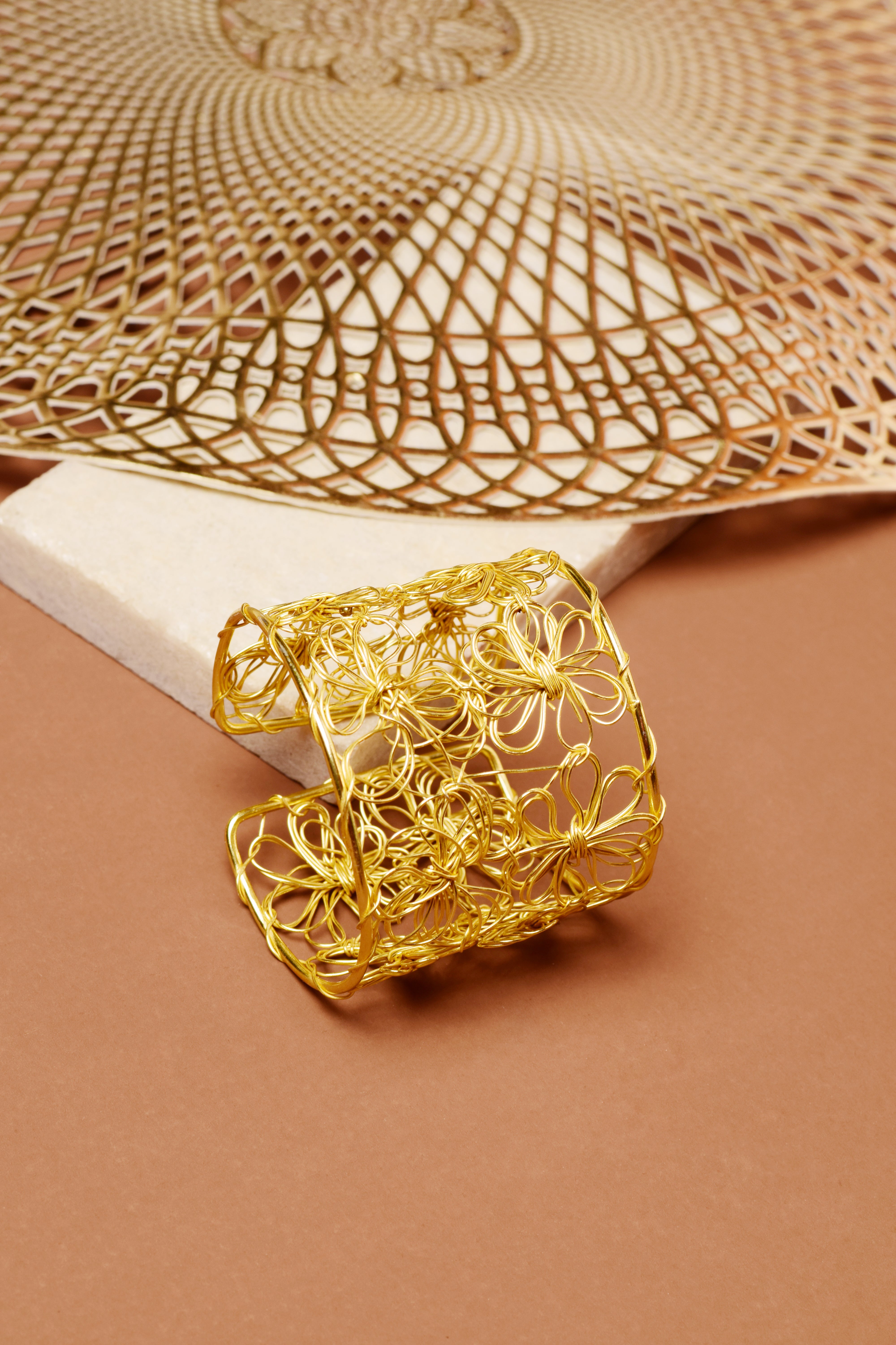 The Bloom Lattice Cuff