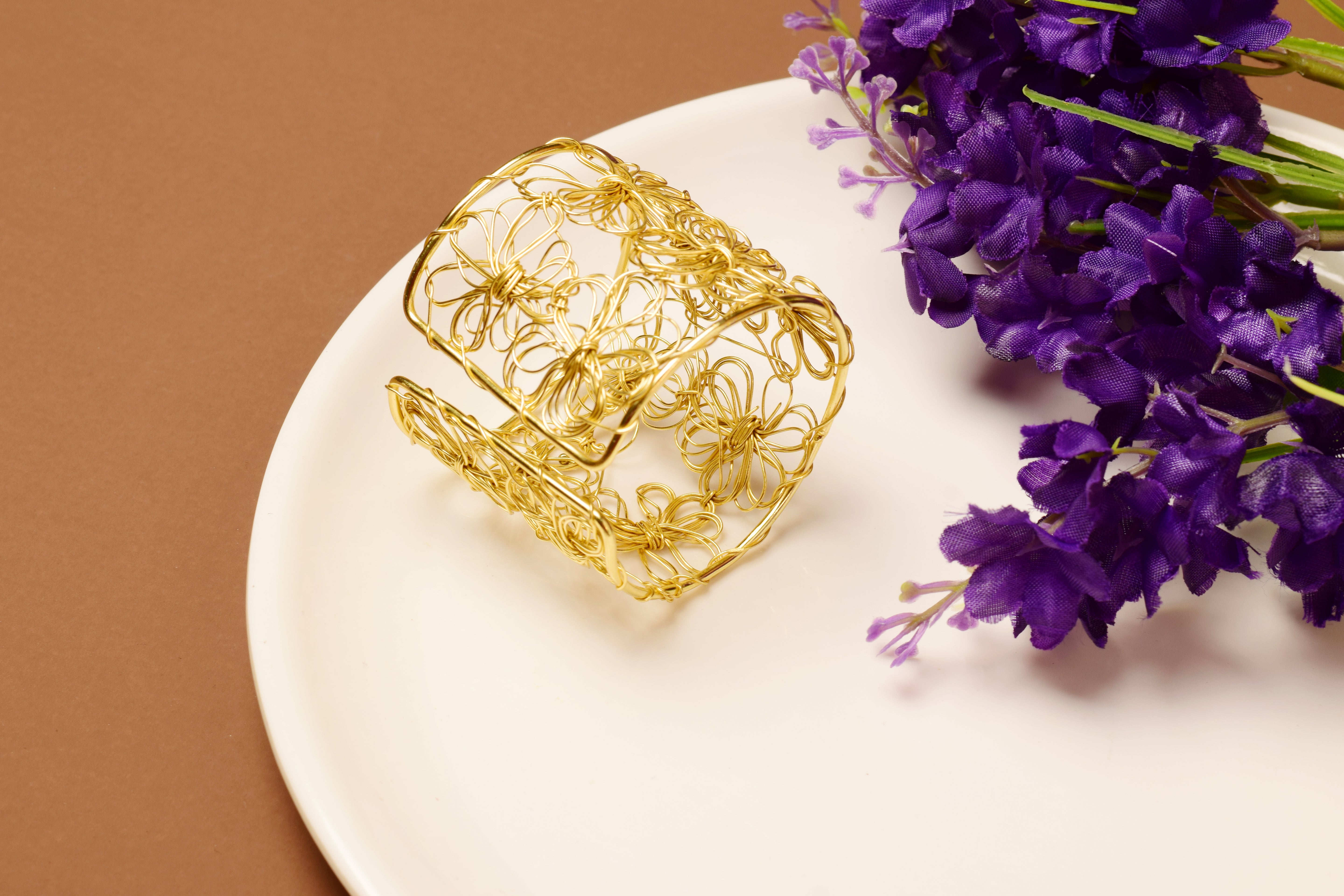 The Bloom Lattice Cuff