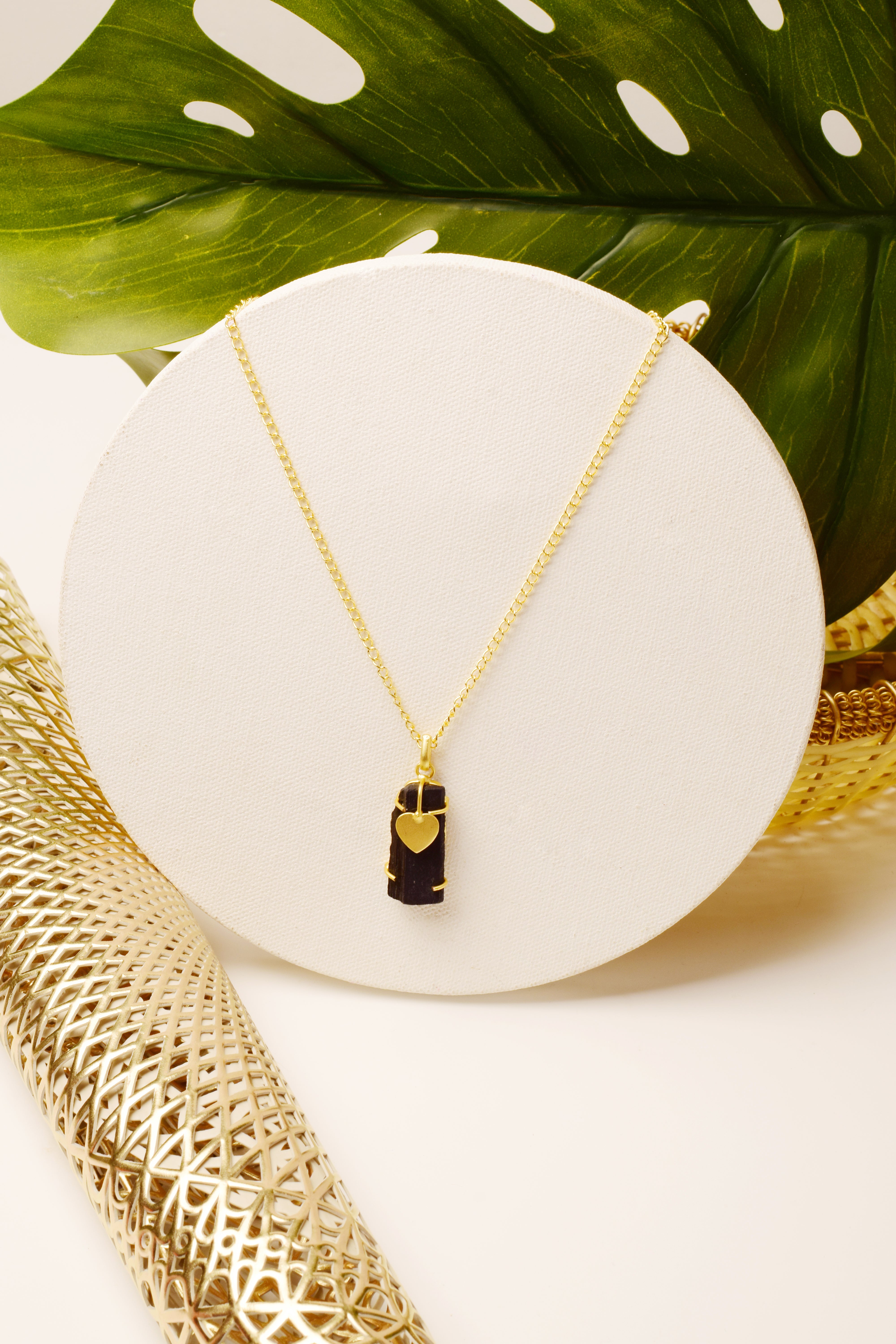 Midnight Shield Pendant