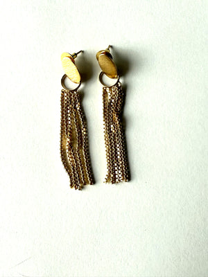 Golden Drape Earrings Golden Drape Earrings