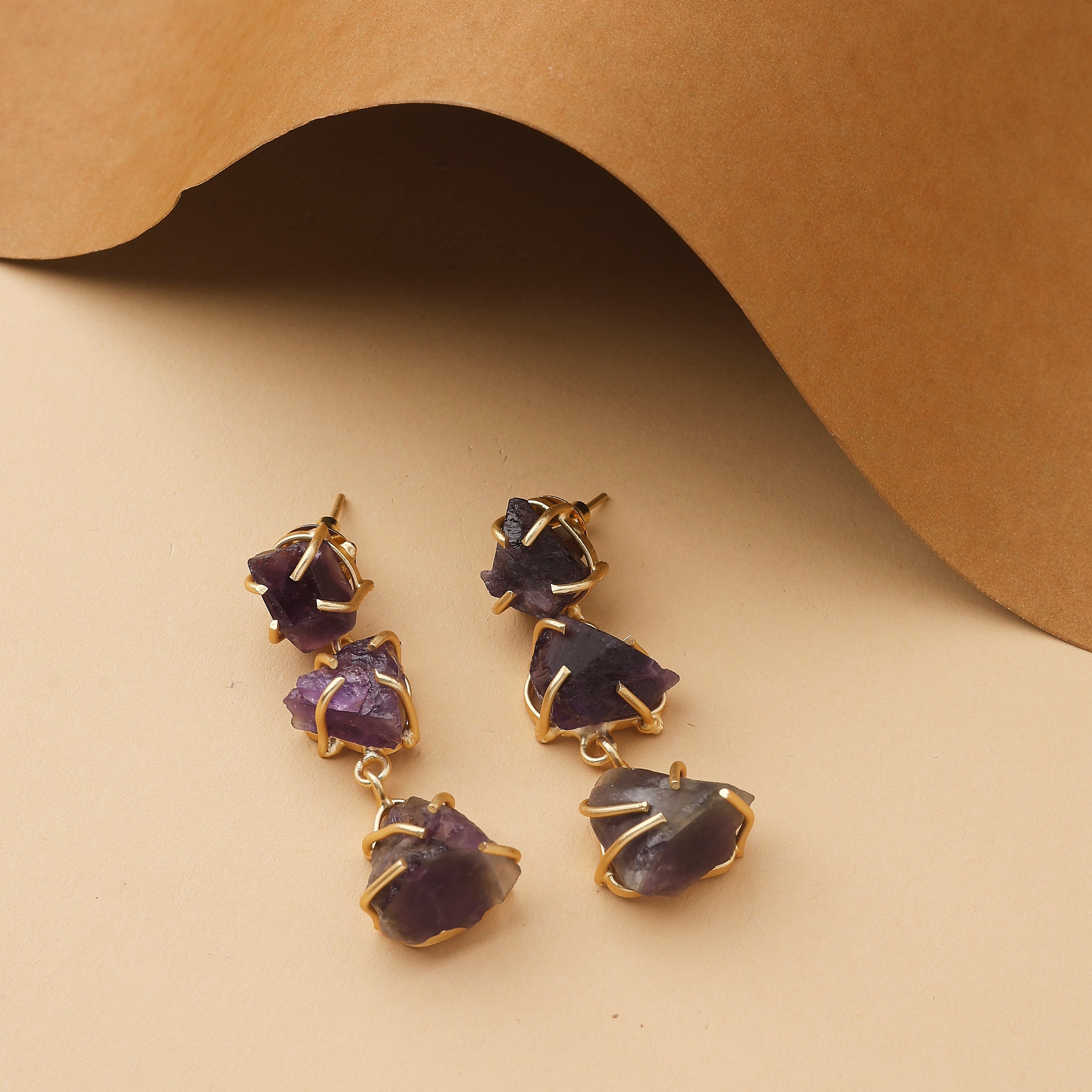 Amethyst Cascade Earrings