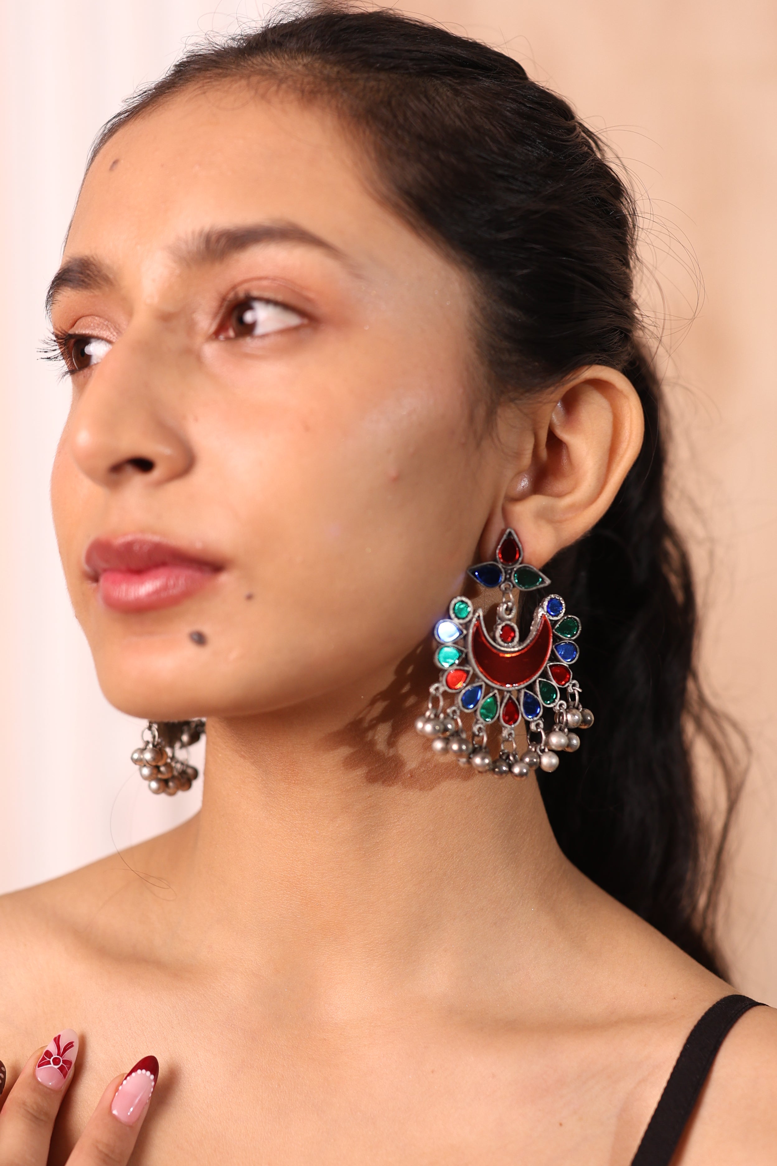 Rangrez Crescent Earrings