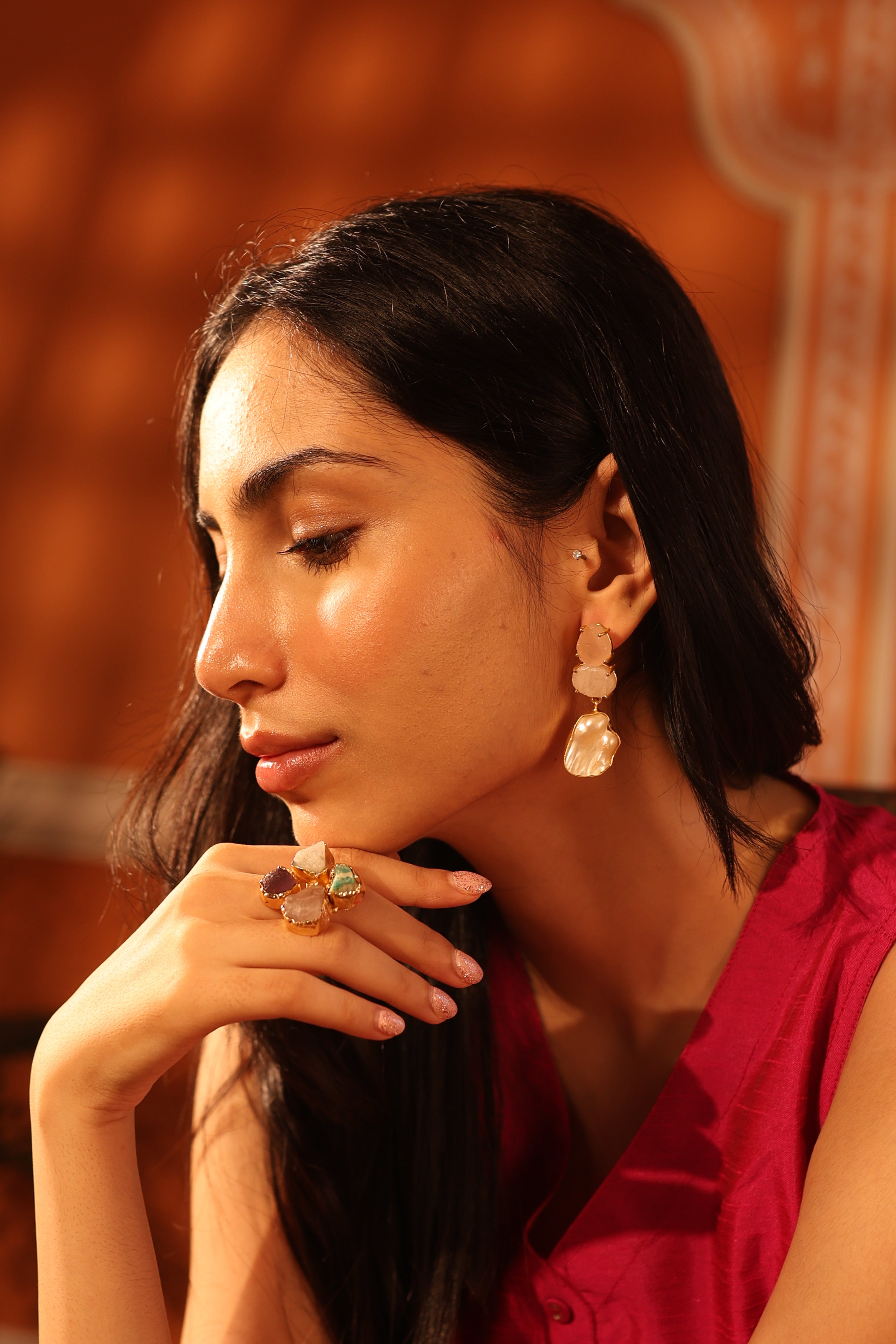 Blush Glow Earrings
