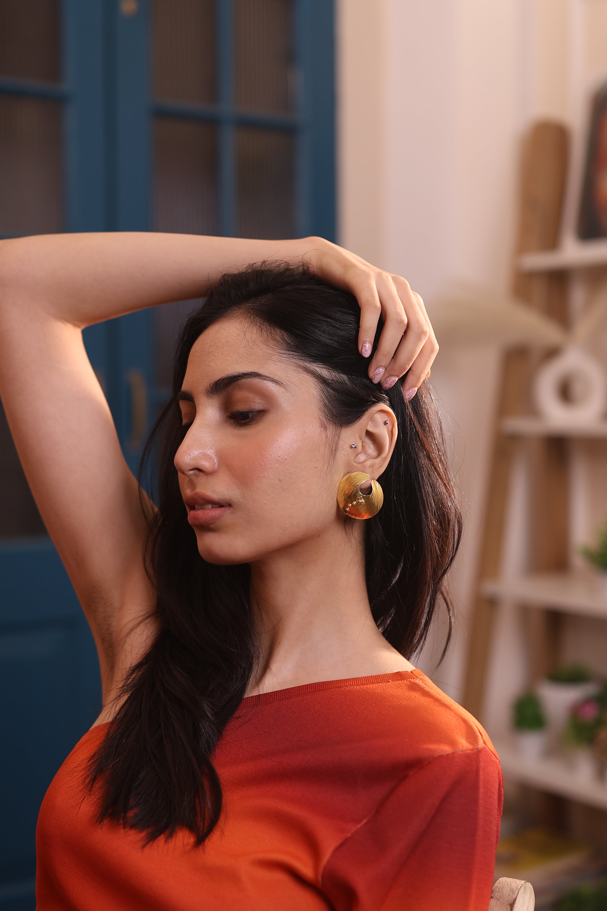 Solara Disc Earrings