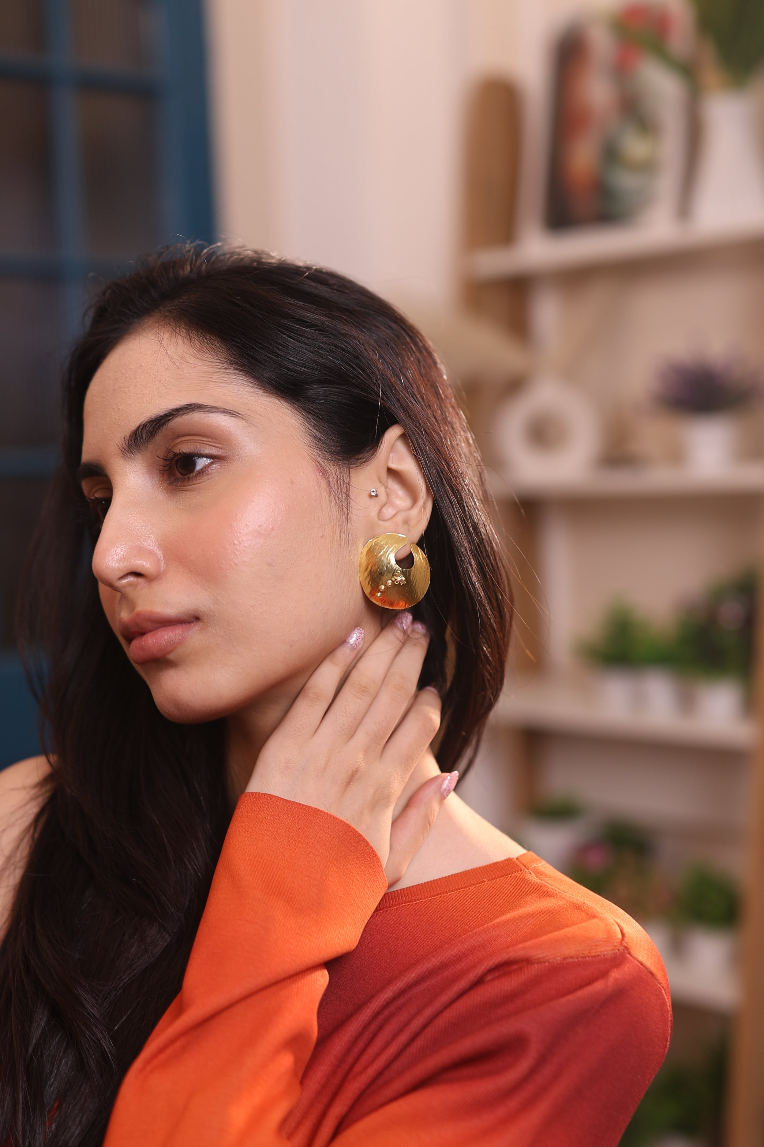 Solara Disc Earrings