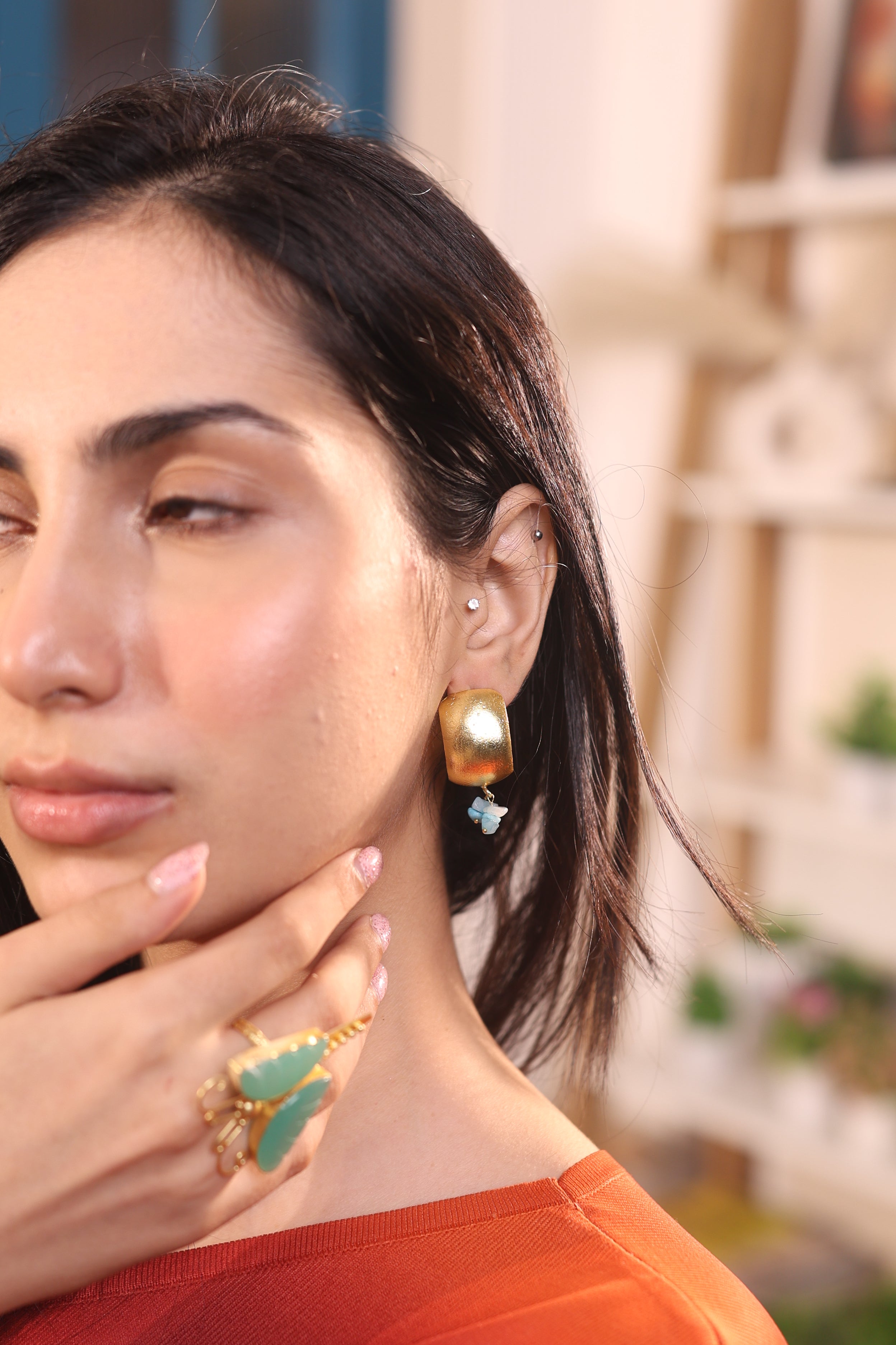 Emerald Flutter Butterfly Ring