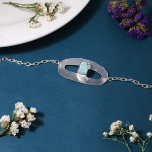 Silver Amazonite Bracelet Silver Amazonite Bracelet