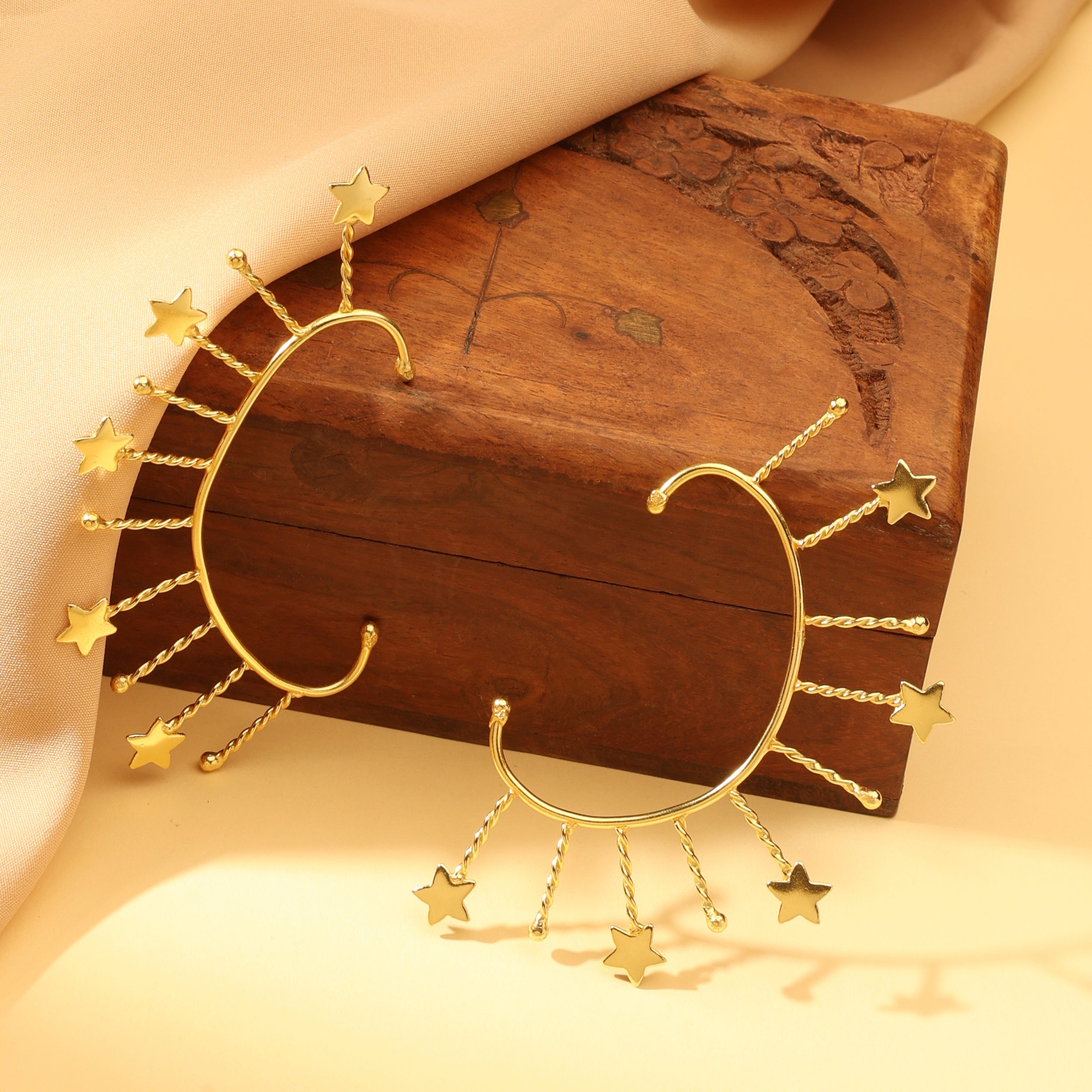 Celestial Cascade Ear Cuff
