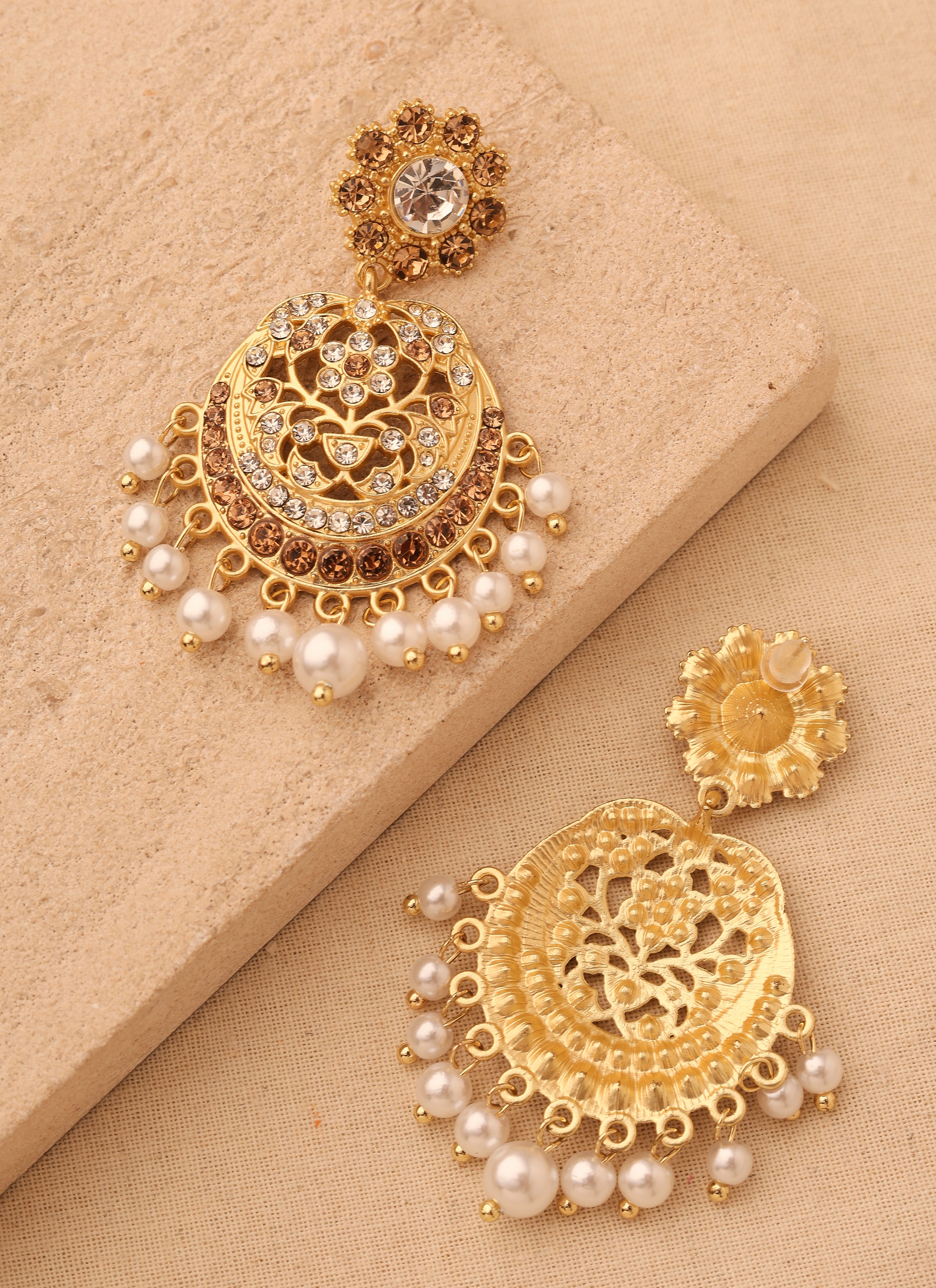 Pearl Gold Earrings