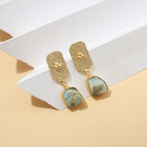 Golden Amazonite Drops Golden Amazonite Drops