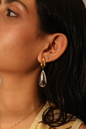 Gold and silver Long Earrings Gold and silver Long Earrings