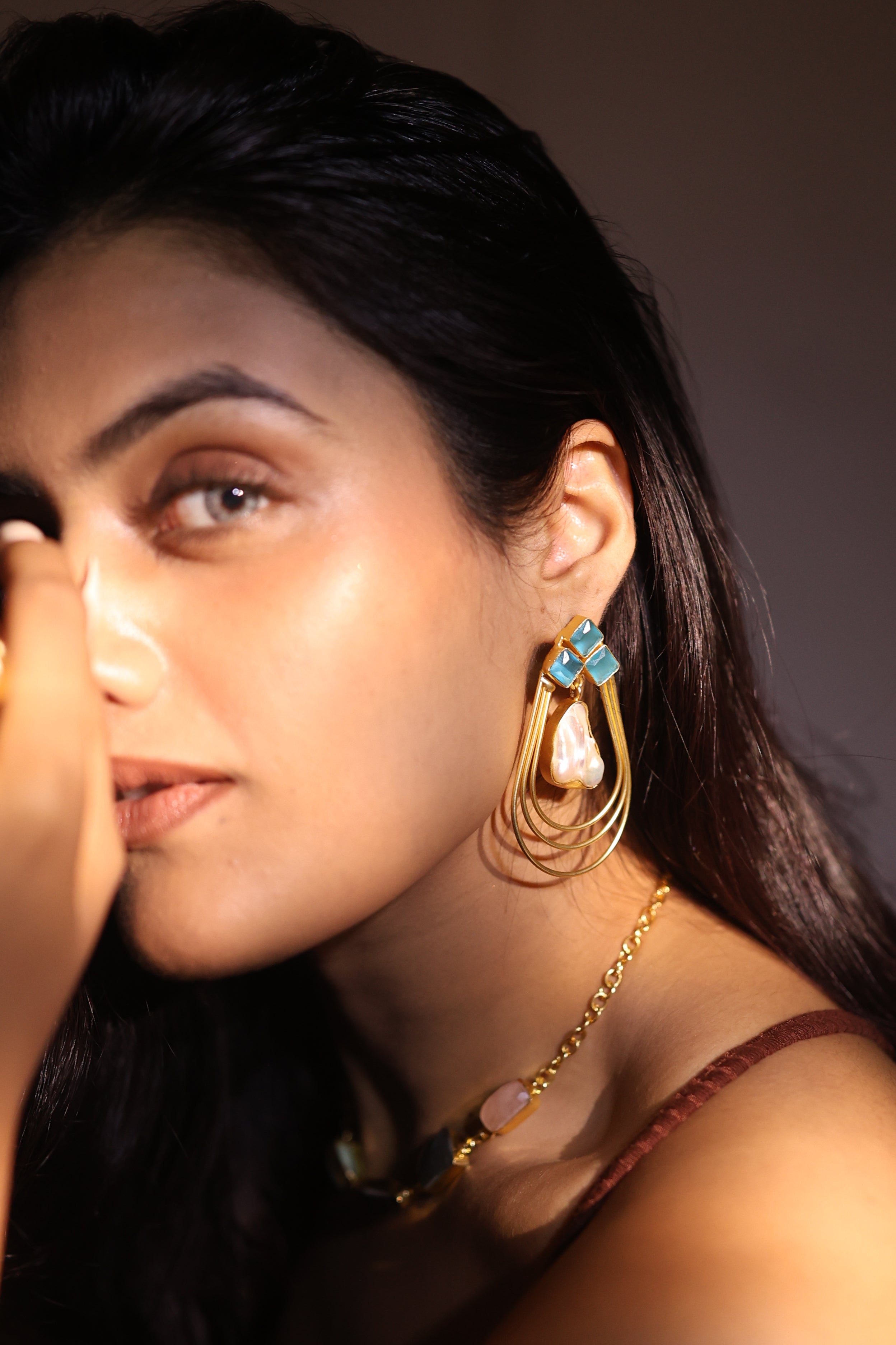 Ocean Loop Earrings