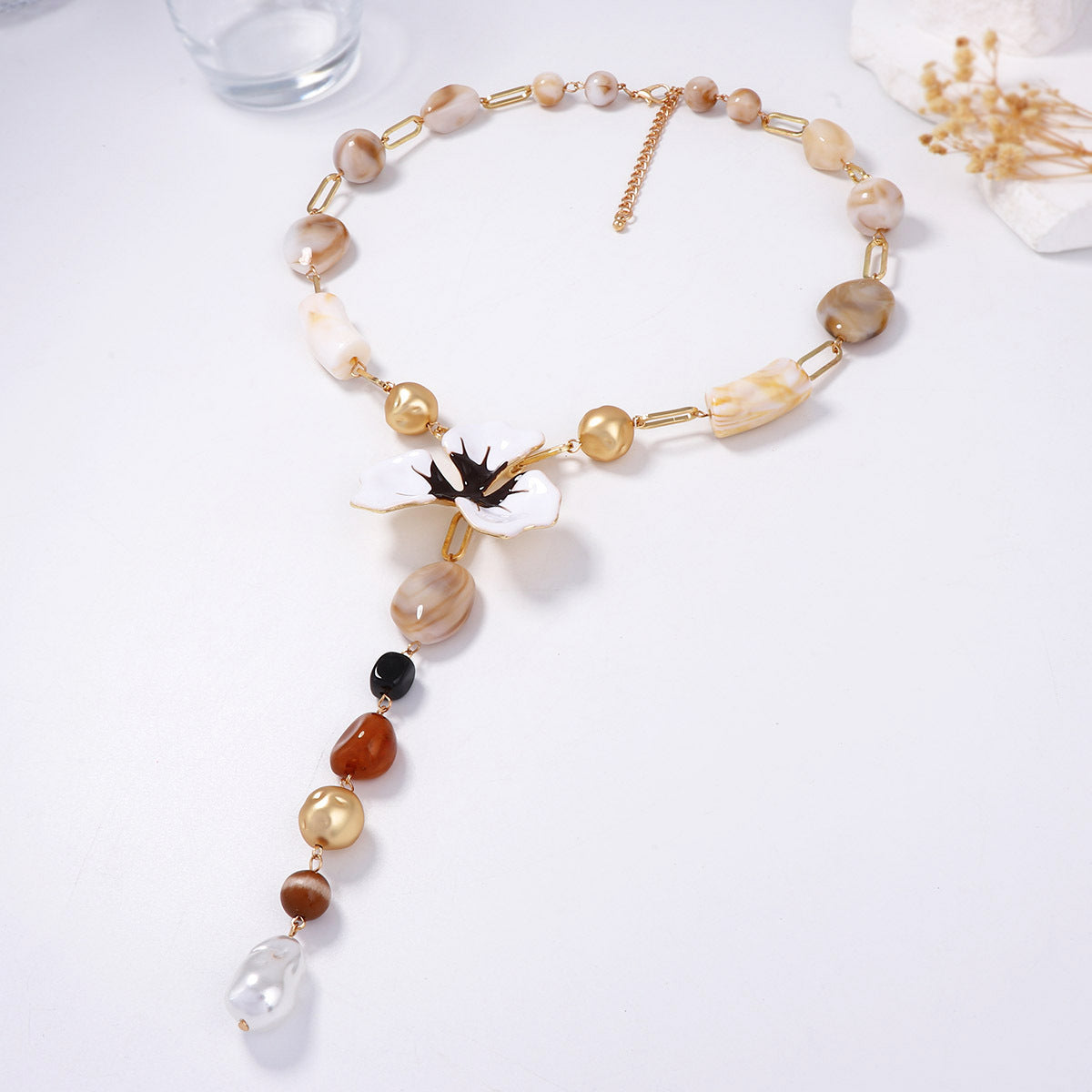 Ivory Bloom Pearl Neckpiece