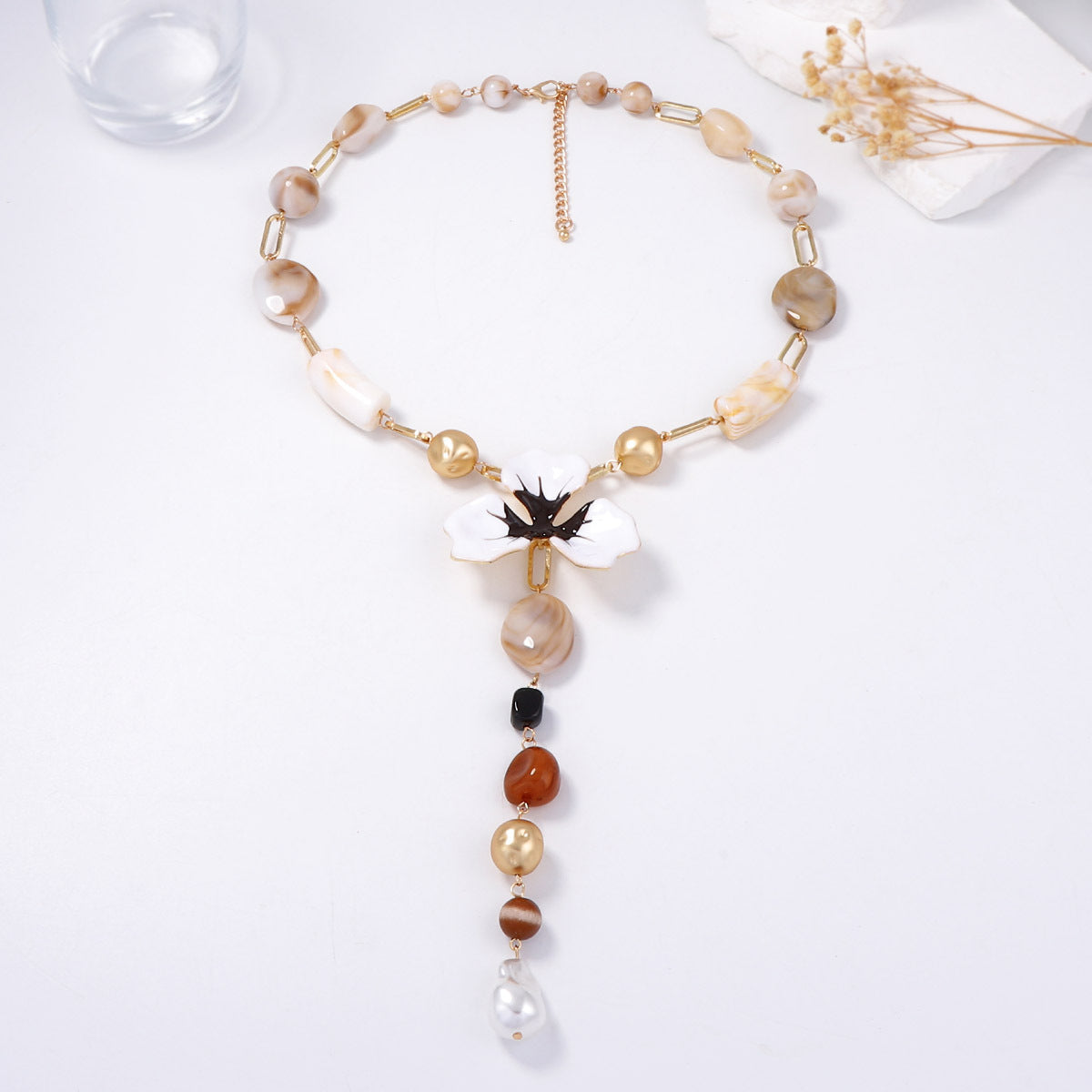 Ivory Bloom Pearl Neckpiece