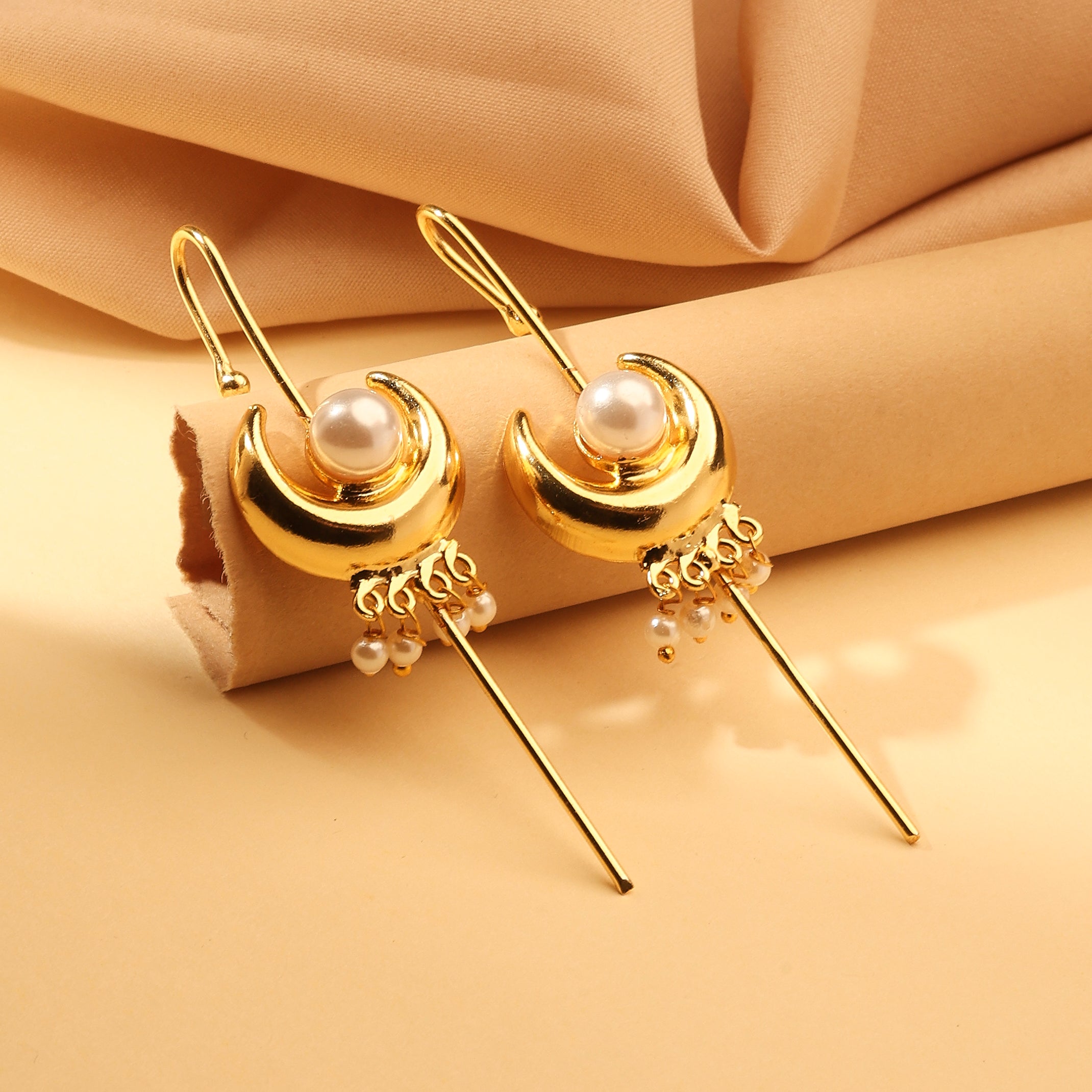 Chandrika Pearl Drop Ear Cuff