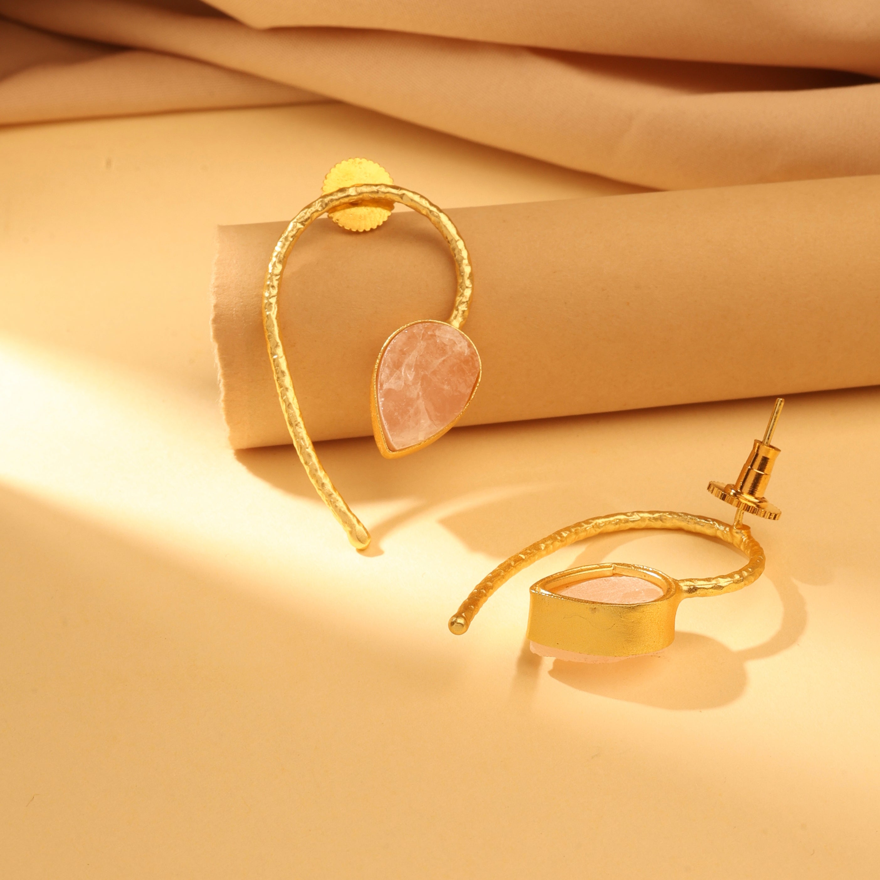 Blush Arc Earrings