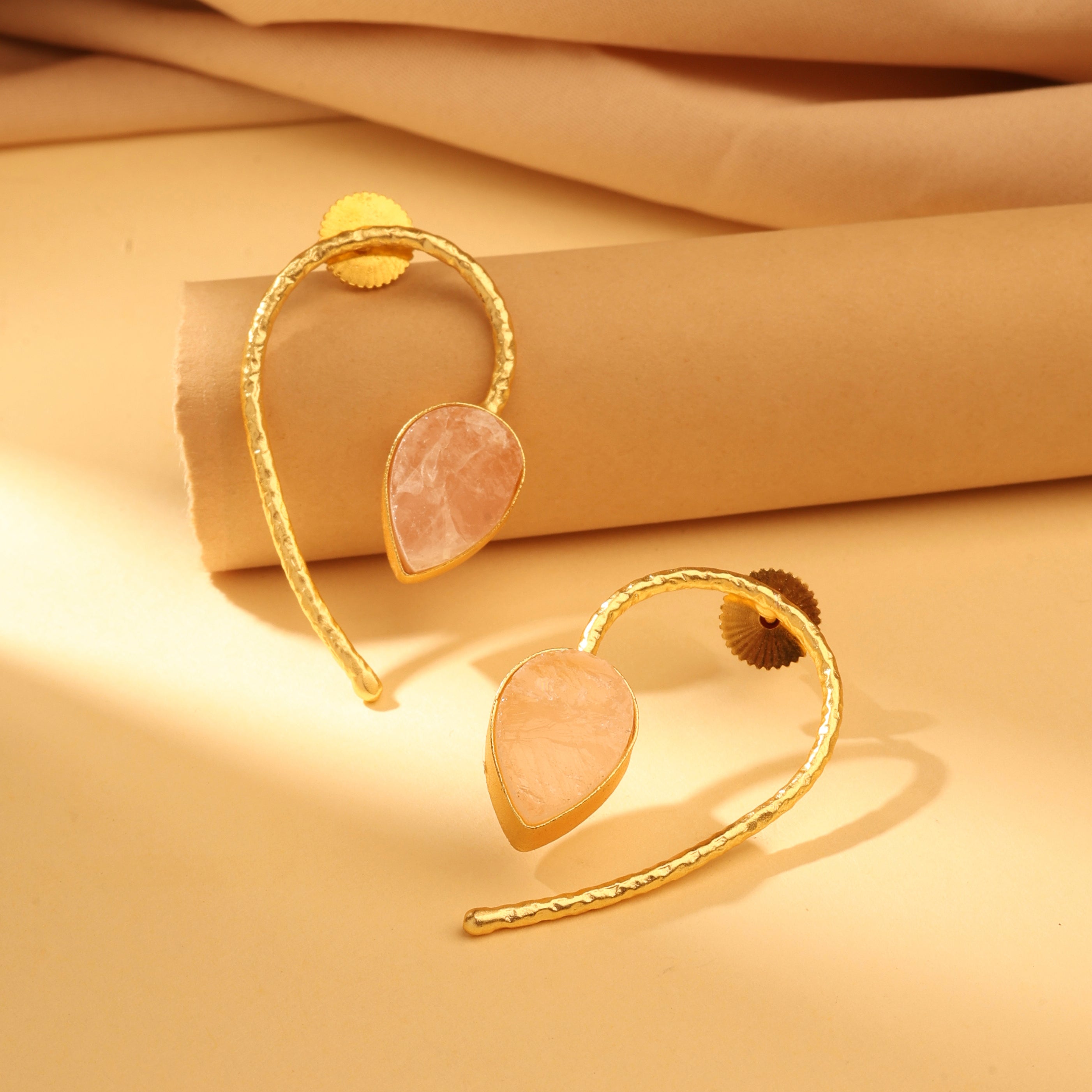 Blush Arc Earrings