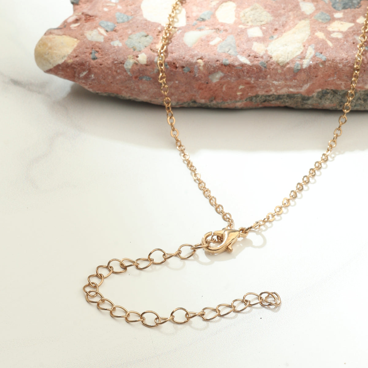 Moonstone Heart Pendant Necklace — Open Wire
