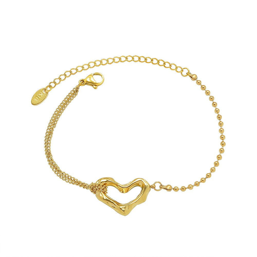 Golden Heart Bracelet
