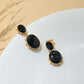 Golden Noir Earrings