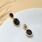 Golden Noir Earrings