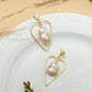 Classic Heart Pearl earrings