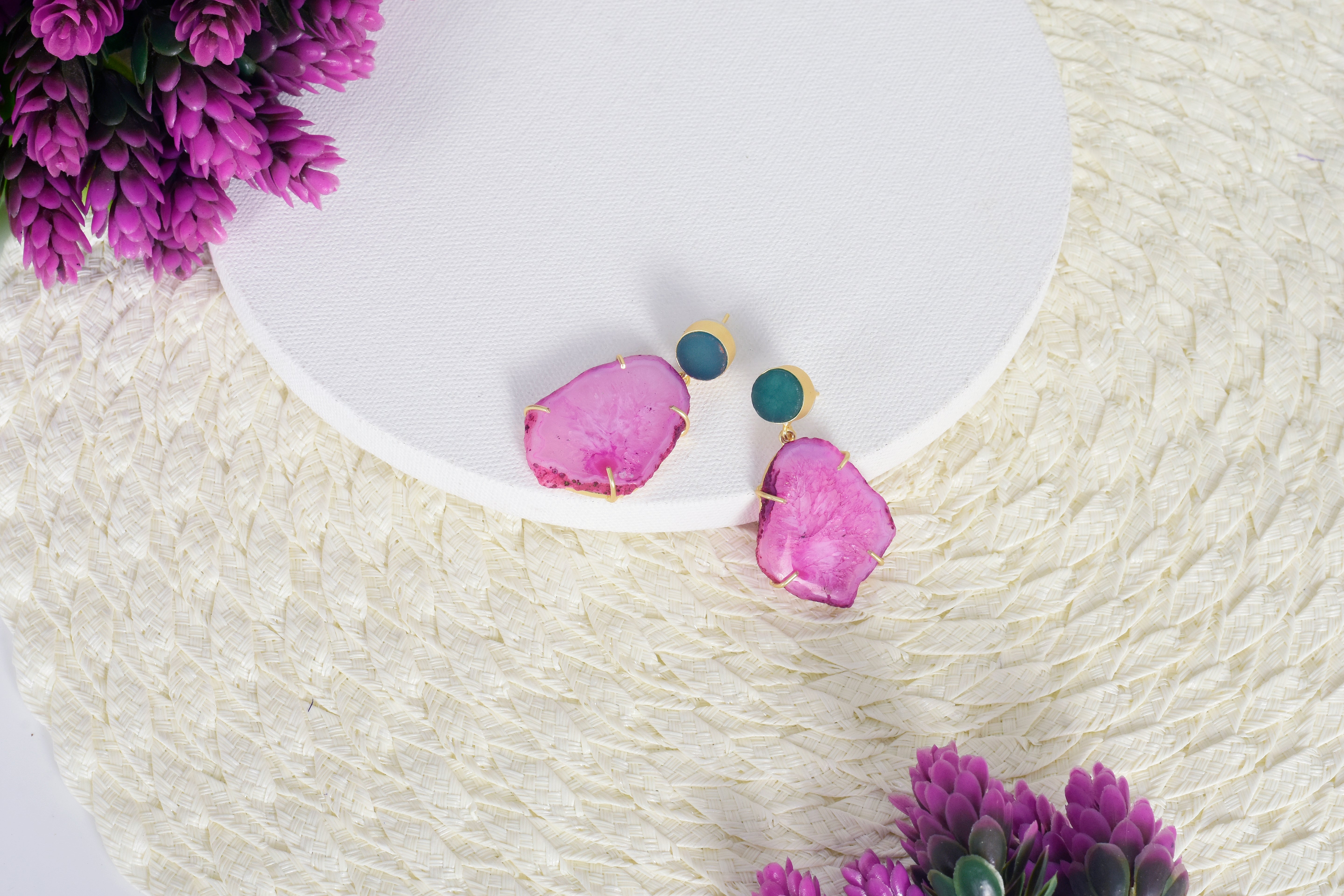 Berry Drop Earrings