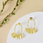 Gilded Ruffle Earrings