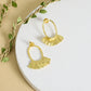 Gilded Ruffle Earrings