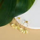 Gilded Ruffle Earrings