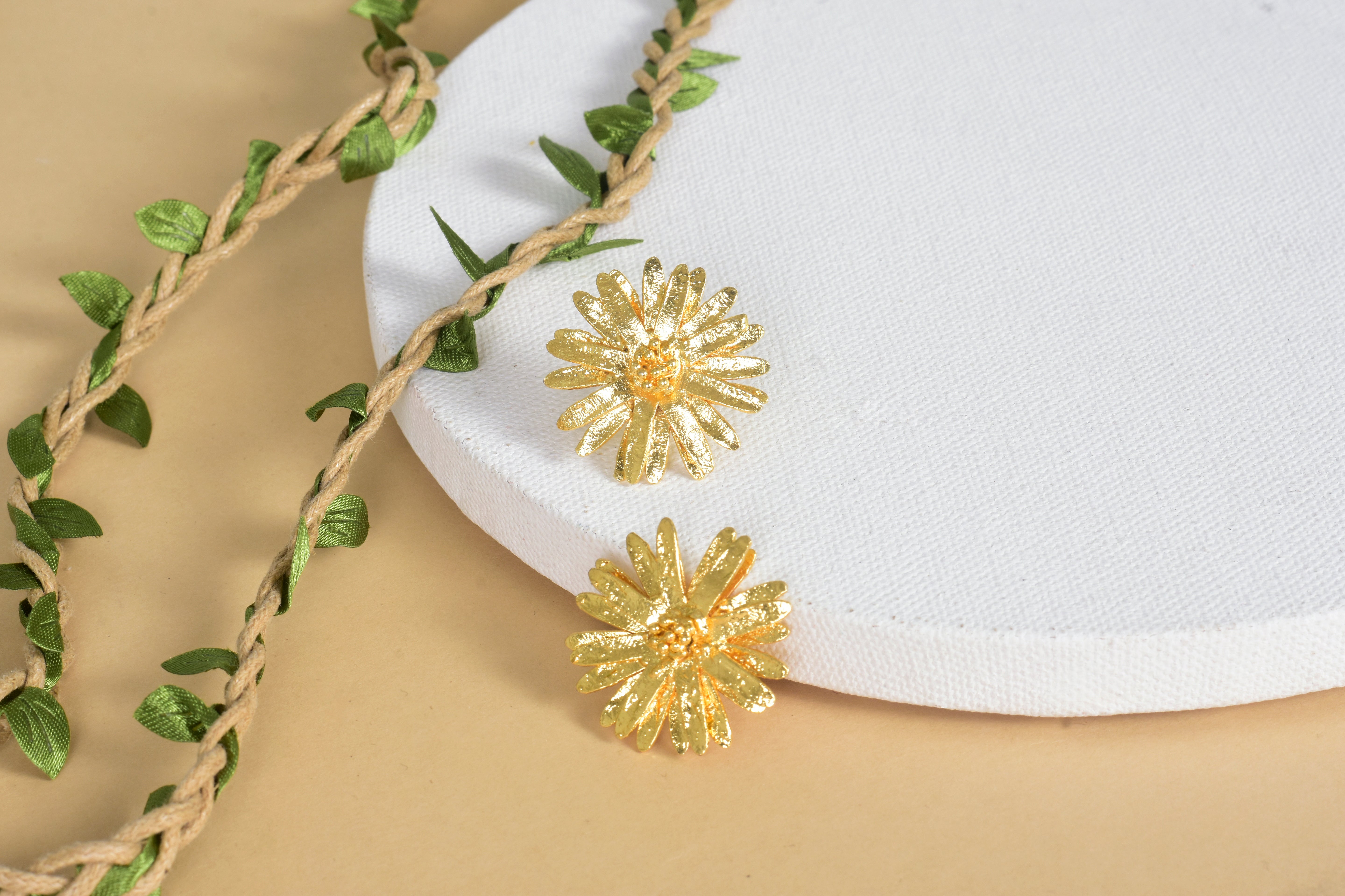 Golden Bloom Earrings