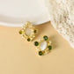 Crystal Lily Earrings