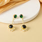 Mystic Green Earrings