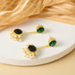Mystic Green Earrings