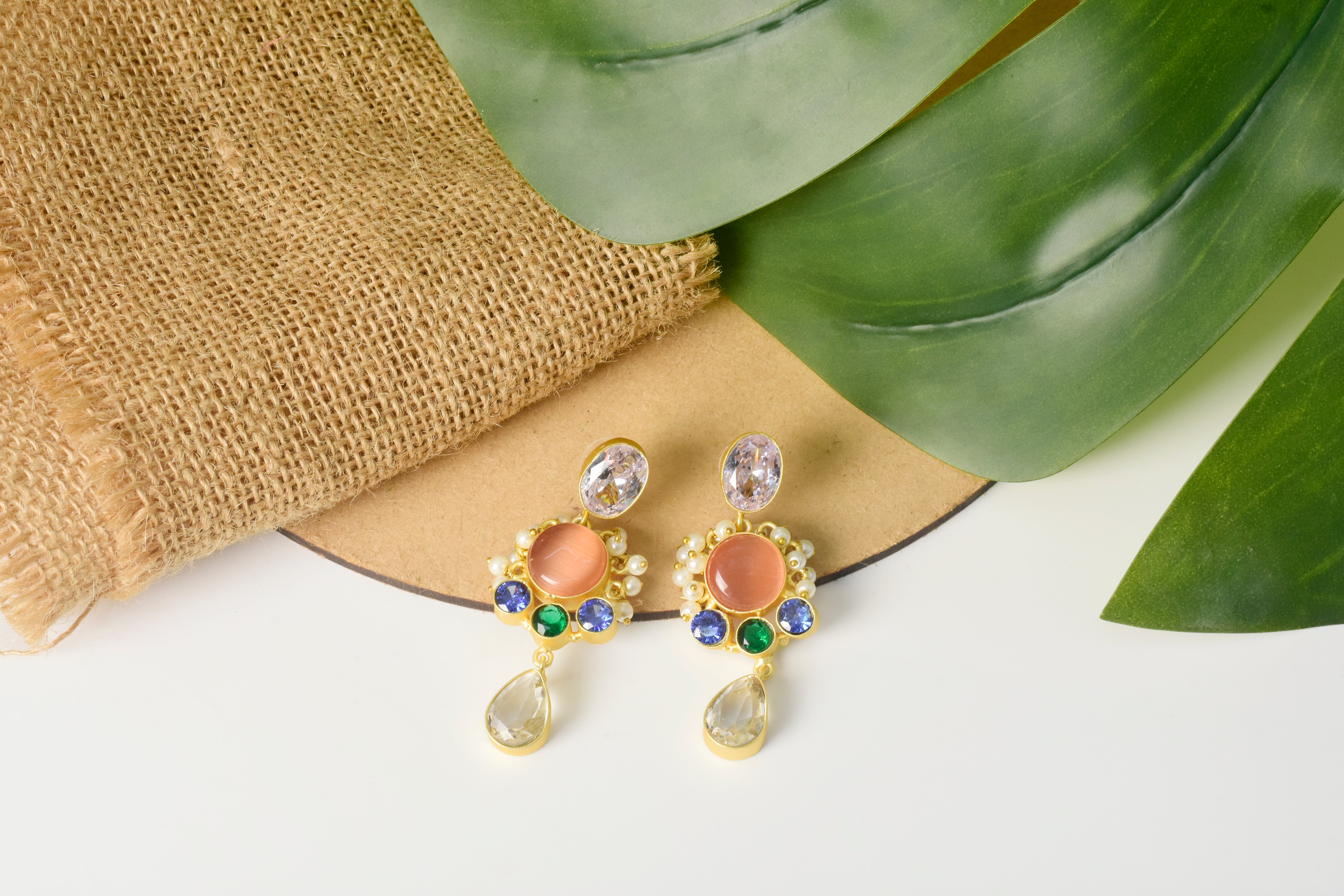 Peach Blossom Earrings