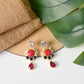 Crimson Charm Earrings