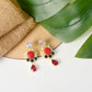 Crimson Charm Earrings