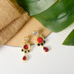 Crimson Charm Earrings