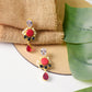 Crimson Charm Earrings