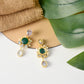 Dewdrop Emerald Earrings